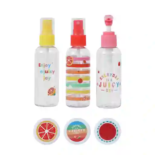 Kit de Botellas de Viaje Enjoy a Juicy Joy Miniso