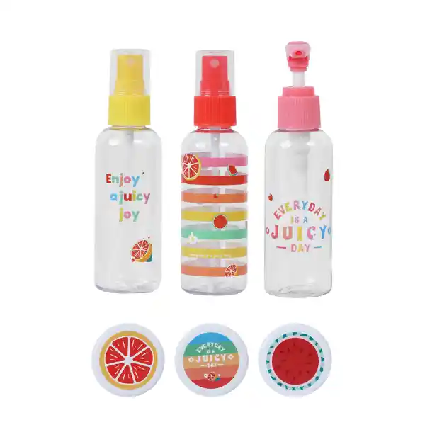 Kit de Botellas de Viaje Enjoy a Juicy Joy Miniso