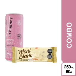 Combo Jp Chenet Aperitivo Rose + Chocolatina MontBlanc Blanca