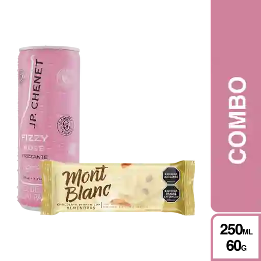 Combo Jp Chenet Aperitivo Rose + Chocolatina MontBlanc Blanca