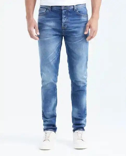 Jean Super Slim Fit-Rider-Med Azul Francés Medio 30/32 Chevignon