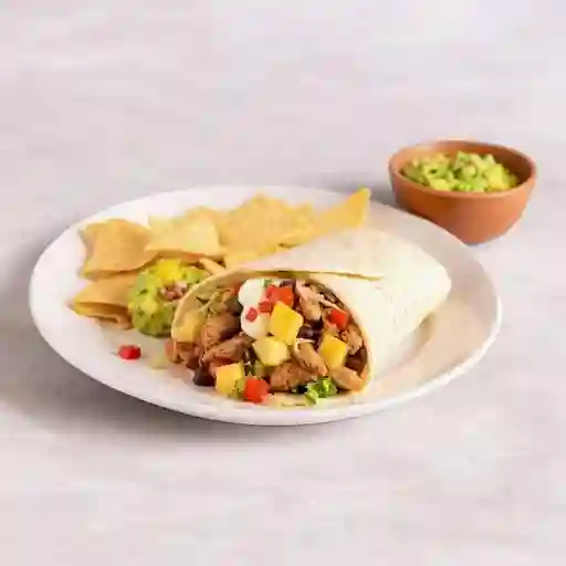 Burrito de Pollo Al Pastor