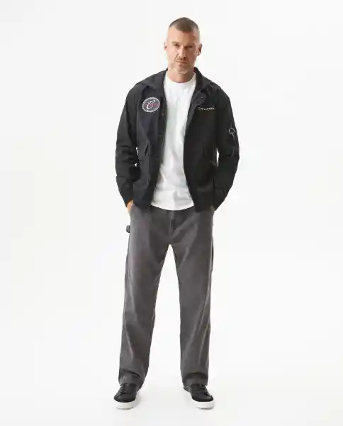Pantalón Racing Carpenter Masculino Gris Iman Talla 34 Chevignon