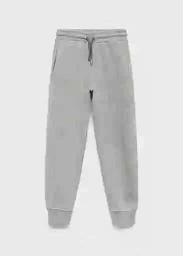 Pantalón Pique Gris Medio Vigore Talla 07 Niños Mango