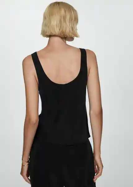 Top Basket Negro Talla S Mujer Mango