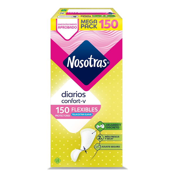 Nosotras Protectores Diarios Flexibles 150 und
