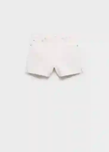 Short Andy Blanco Talla 38 Mujer Mango
