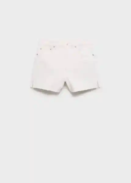 Short Andy Blanco Talla 38 Mujer Mango