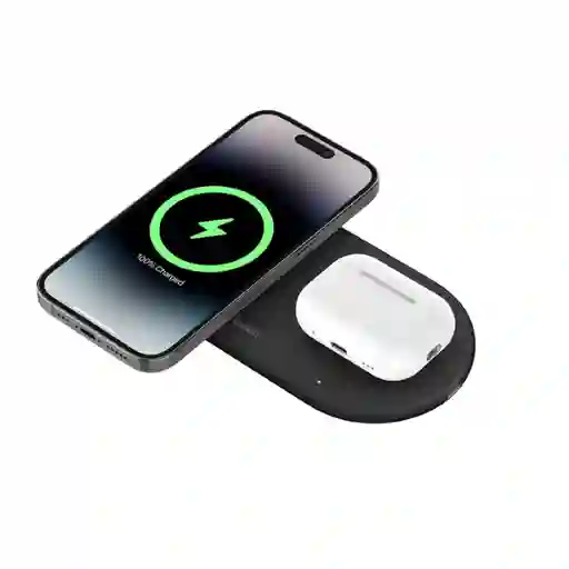 Belkin Base de Carga 2 en 1 Aw + IPH QI2 15W Black