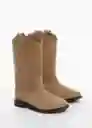 Botas Danae Topo Talla 38 Niña Mango