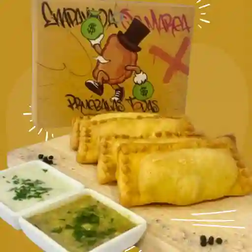 Flauta jamón,pollo y queso