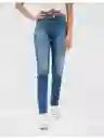 Jean 90s Azul Talla 4 Regular Mujer American Eagle