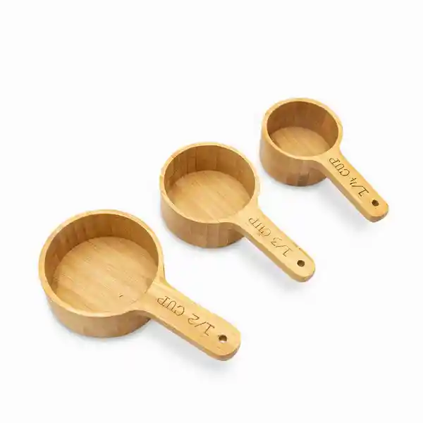 Taza Medidoras en Bambú Ambiente Gourmet