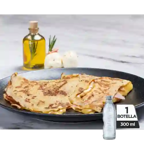 Combo Crepes Jamón y Queso + Soda Bretaña