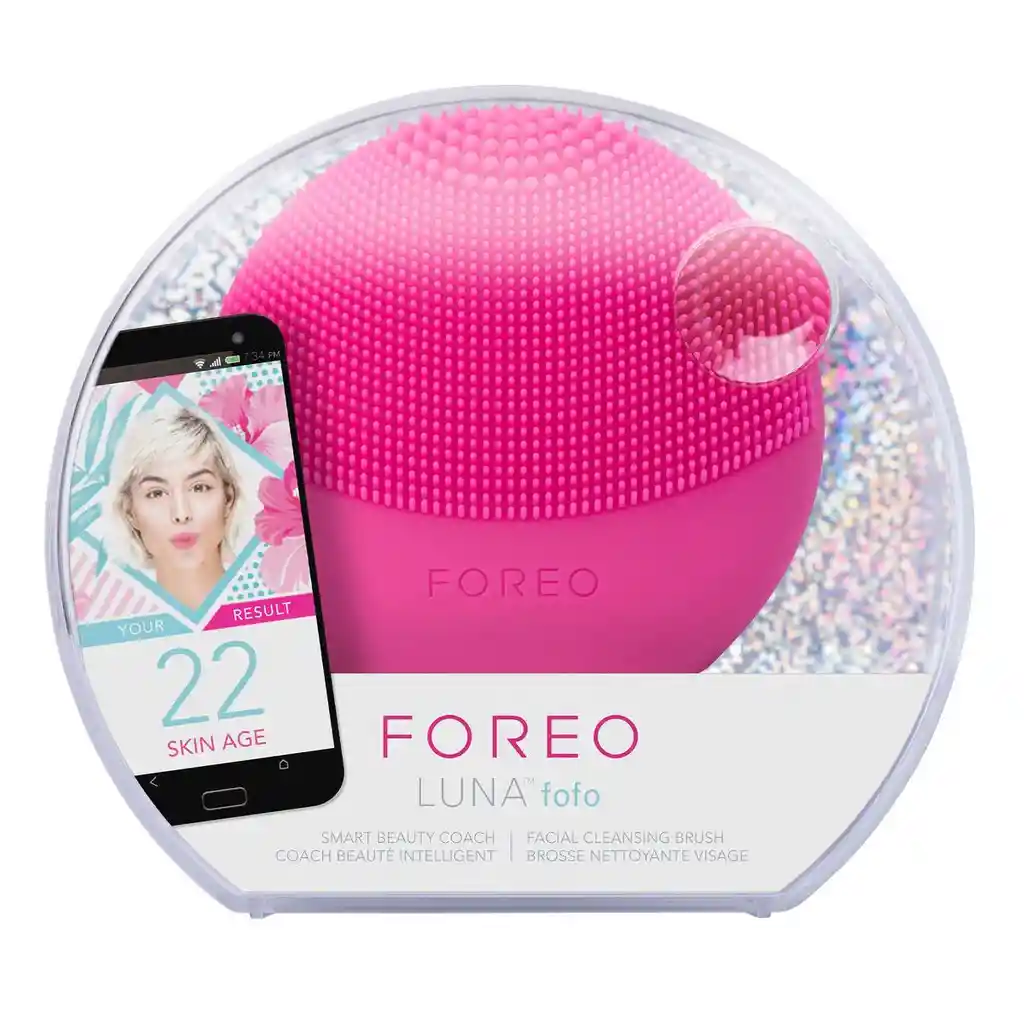 Foreo Cepillo Facial Luna Fofo Fuchsia