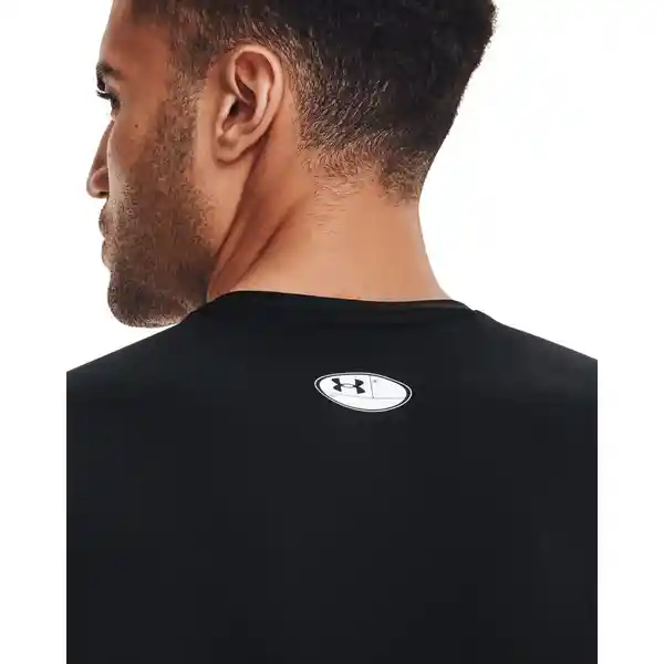 Under Armour Camiseta Heat Gear Compression Hombre Negro T. MD