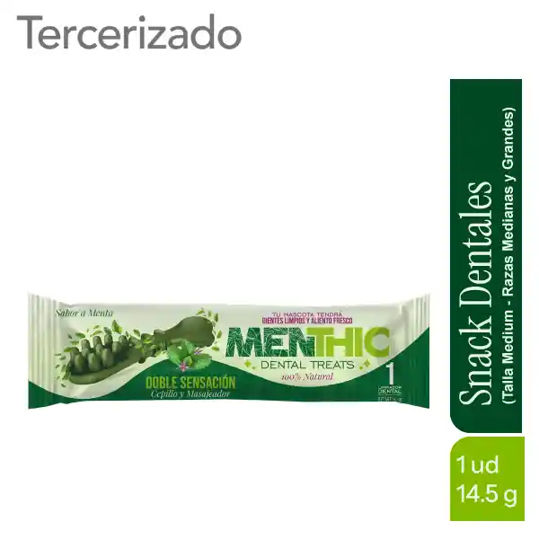 Menthic Cepillo  M. Snack Dental, 1 Sachet Unitario
