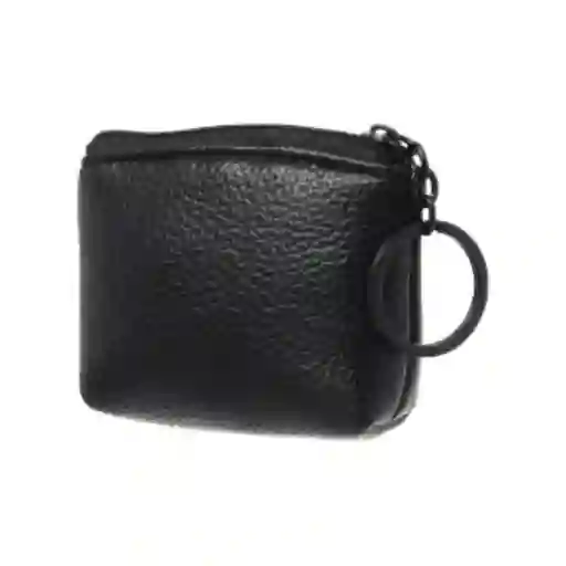 Monedero Cuadrado Liso Serie Negro Miniso