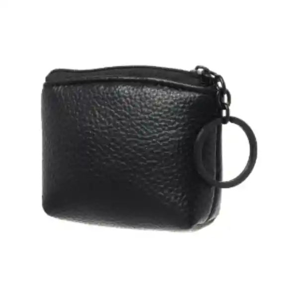 Monedero Cuadrado Liso Serie Negro Miniso
