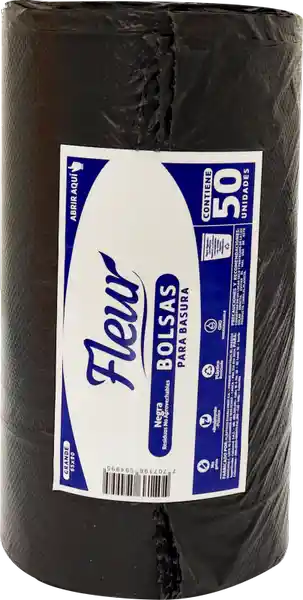 Fleur Bolsa Negra 90 cm x 65 cm