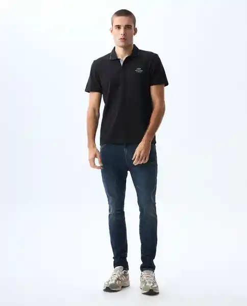 Camiseta Hombre Negro Talla XL 801G005_NEG194004 Americanino