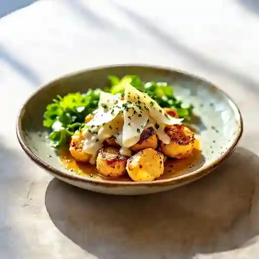 Pan Artesanal Y Ensalada