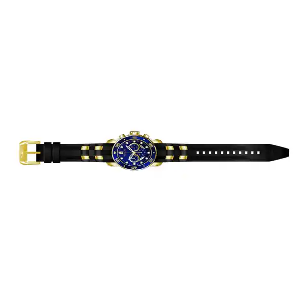 Invicta Reloj Hombre Dorado Negro y Azul 21929