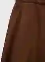 Pantalón Lupe Marrón Talla L Mujer Mango