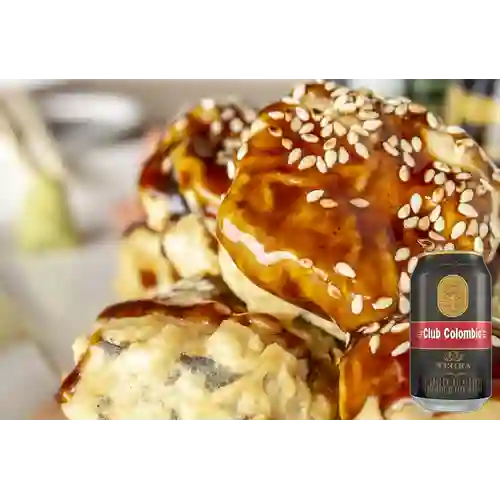 Combo Philadelphia Tempura + Club col. Negra Lta 330ml