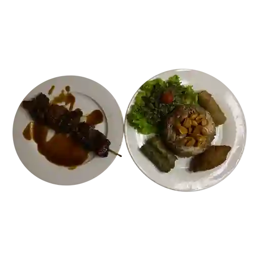 Plato mixto sencillo con chuzo