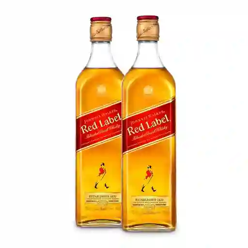 Whisky Johnnie Walker Red Label 700Ml Pack x2