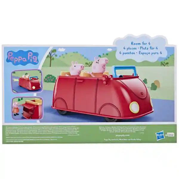 Peppa Pig Vehículo de la Familia Rojo