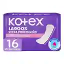 Protectores Diarios Kotex Largos 16 Und