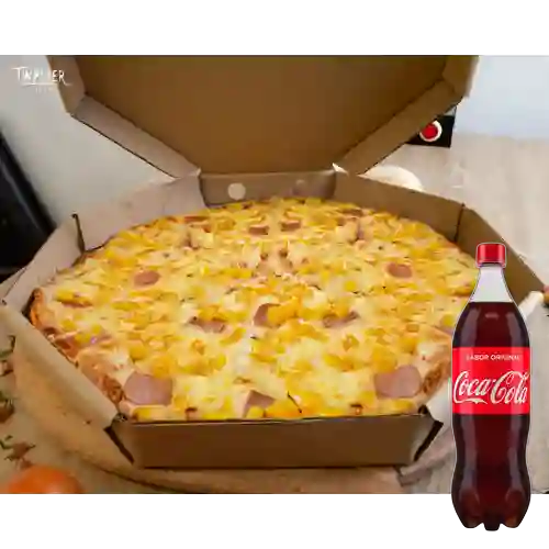 Hawaiana 8 Porciones + Coca-cola 1,5 Lts