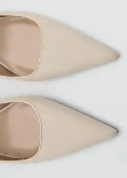 Zapatos s Moon Crudo Talla 40 Mujer Mango