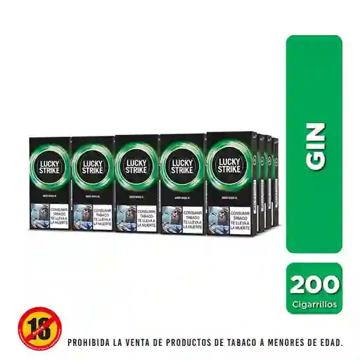 Lucky Strike Cigarrillo Gin X