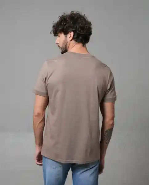 Camiseta Hombre Café M 100G005_CAF181304 Rifle