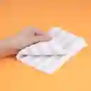 Toalla Infantil Para Baño de Algodón Con Rayas Gris Miniso