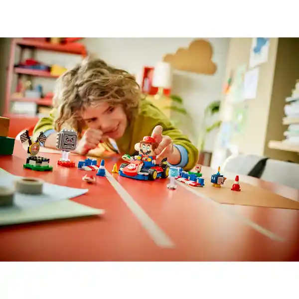 Set Construcción Mario Kart Mario Interactivo Estándar Lego