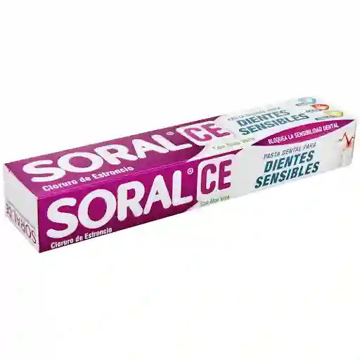 Soral-Ce Pasta Dental para Dientes Sensibles con Aloe Vera