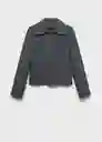 Chaqueta Onice Gris Talla M Mujer Mango