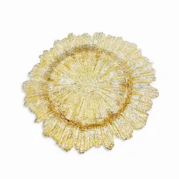 Plato Base Alba Dorado 33 cm Ambiente Gourmet
