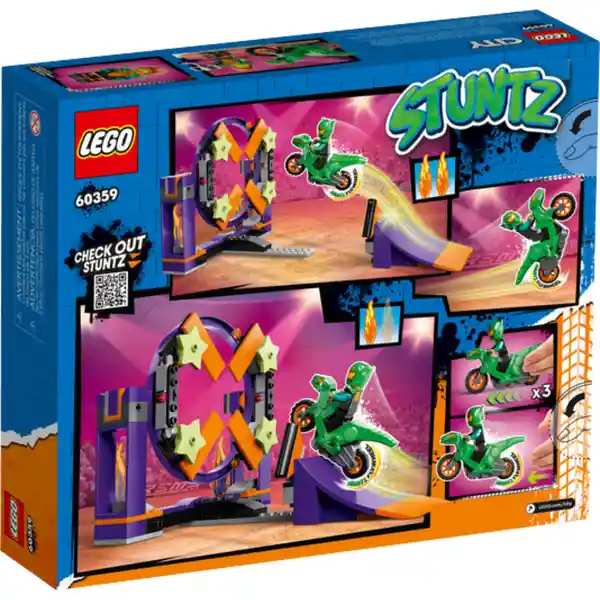 Set de Construcción Desafío Acrobático Rampa y Aro Lego