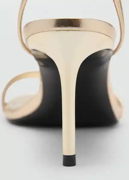 Sandalias Blues Oro Talla 38 Mujer Mango