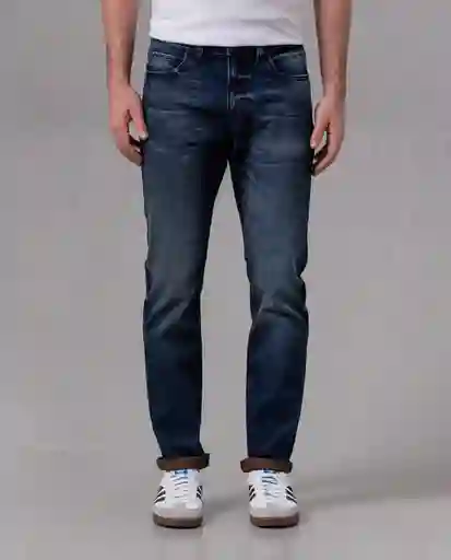 Jean Straight Hombre Azul Colonial Ultraoscuro T 28 65579 Rifle