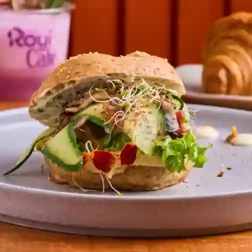 Bagel de Hummus de Garbanzo