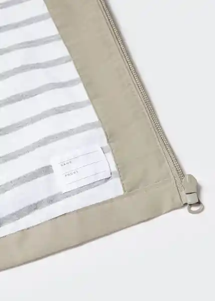 Abrigo Parka Gil Khaki Talla 70 Niños Mango