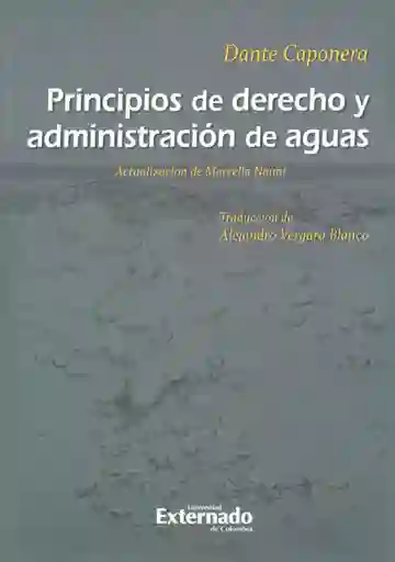 Principios de Derecho y Administración de Aguas