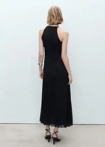 Vestido Tina Negro Talla S Mujer Mango