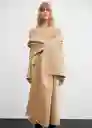 Abrigo Paraiso Beige Talla 18 Mujer Mango